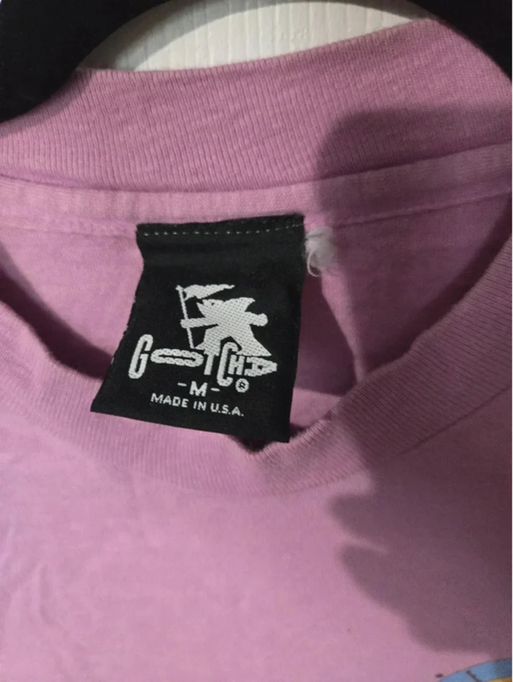 Vintage purple gotcha shirt size M